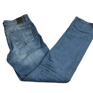 30” X 32” ONLY & SONS Regular denim blue jeans . Button fly .Embellished buttons